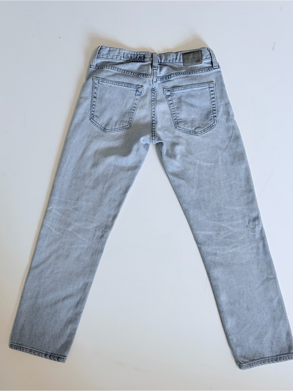 Ag Adriano Goldschmied Light Gray Boyfriend Jeans